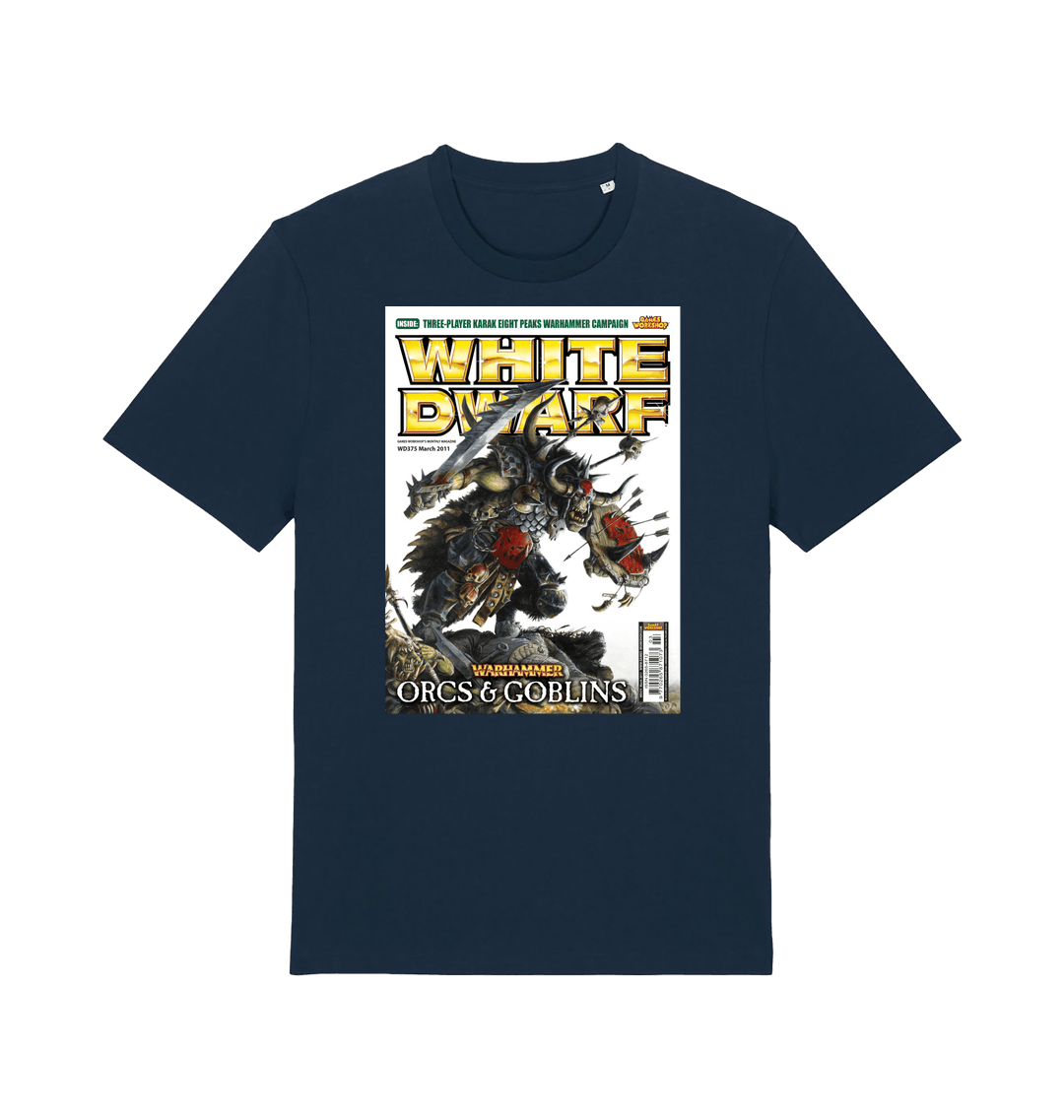 French Navy Printed T-shirt Front